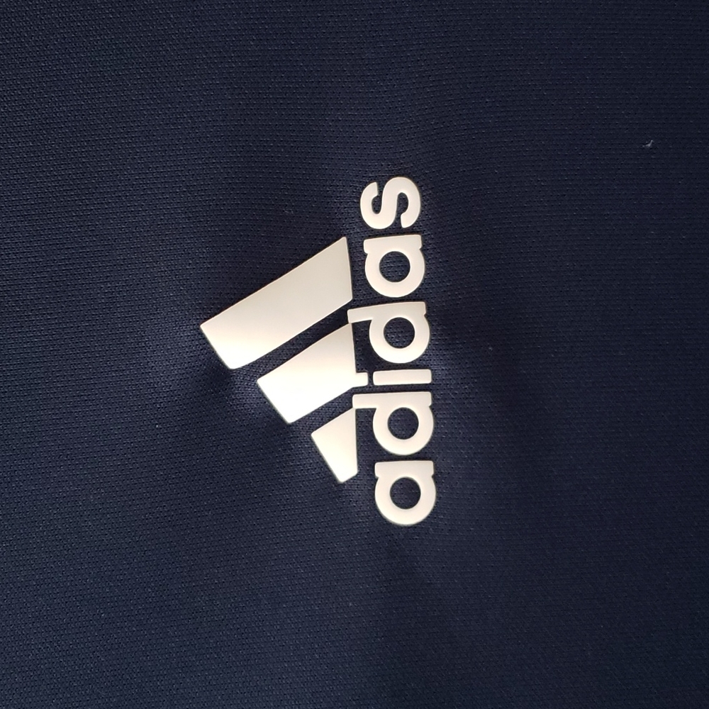 adidas Men's Advantage  Polo  Golf Shirt 2XL Collegiate Navy White - Picture 5 of 9